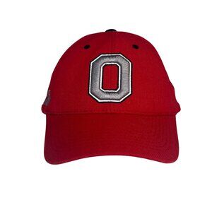 Ohio State Buckeyes Adjustable Hat Red OS Embroidered Big Ten Top Of The World